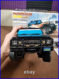 Vintage Shinsei Radio Control Mountain Man 4x4 Chevy Blazer RC Car FOR PARTS