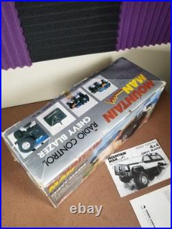 Vintage Shinsei Radio Control Mountain Man 4x4 Chevy Blazer RC Car FOR PARTS