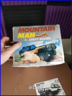 Vintage Shinsei Radio Control Mountain Man 4x4 Chevy Blazer RC Car FOR PARTS