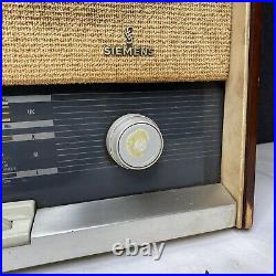 Vintage Siemens Klangmeister II RD30 Tube Radio Germany Rare FOR PARTS/REPAIR