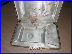 Vintage Sony 1R-81 Transitor Radio In Case UNTESTED AS IS PARTS ONLY