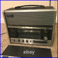 Vintage Sony CRF-150 Shortwave Radio as-is for parts broken