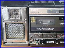 Vintage Sony Cfd 5 Boombox Ghetto Blaster AM FM Radio Parts Repair