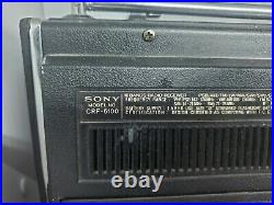 Vintage Sony Earth Orbiter Multi Band Receiver Crf-5100 Parts Repair