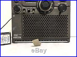 Vintage Sony Icf-5900w Am Fm Sw Short Wave Portable Radio For Repair Or Parts