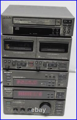 Vintage Sony MHC-3500 Mini High-Fidelity Component System For Parts/Repair