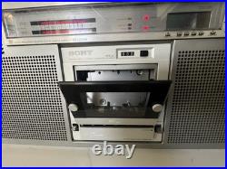 Vintage Sony Portable Cassette Player Radio Player Boombox CFS-D7 For Parts