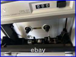 Vintage Sony Portable Cassette Player Radio Player Boombox CFS-D7 For Parts