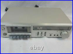 Vintage Sony TC-K22 Silver Faced Stereo Cassette Deck AS-IS, Parts/Repair, JM-0421