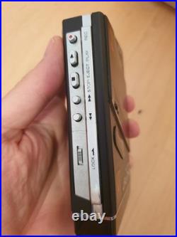 Vintage Sony WM-F202 Walkman + Pouch Untested Cassette Recorder For Parts Japan