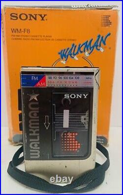 Vintage Sony WM-F8 Walkman Stereo AM/FM Radio & Cassette Player As Is Parts Only