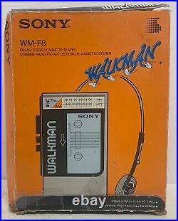 Vintage Sony WM-F8 Walkman Stereo AM/FM Radio & Cassette Player As Is Parts Only