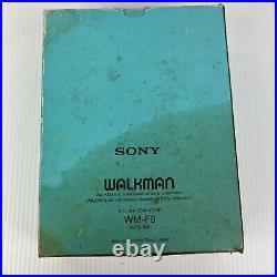 Vintage Sony WM-F9 Walkman Not Working Parts or Collectors Only