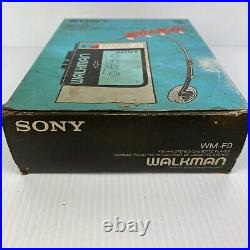 Vintage Sony WM-F9 Walkman Not Working Parts or Collectors Only