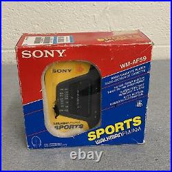 Vintage Sony Walkman Stereo AM/FM Sports Lot (Parts/Repair)