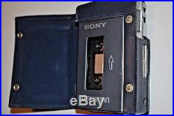 Vintage Sony Walkman TPS-L2 Cassette Player with Case For Repair Or Parts