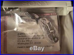 Vintage Sony Walkman WM-F10 For Parts or Repair Orig. Packaging Headphones/Clip
