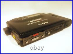 Vintage Sony Walkman WM-F707 with case & accessories for parts, NOT working