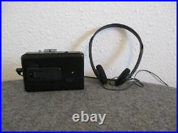 Vintage Sony Wm-af61 Am/fm Stereo Cassette Player-mdr110 Headphones-parts/repair