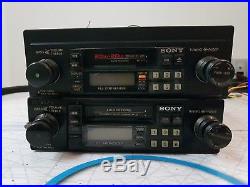 Vintage Sony XR-57R and XR-33 am/fm cassette car radio Porsche BMW Mercedes VW