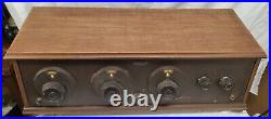 Vintage Splitdorf Model R-V-580 Wood Case, 5 Tube Radio Parts or Repair