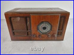 Vintage Stromberg Carlson 130-H 1930's Triple Range Shortwave/AM Radio For Parts