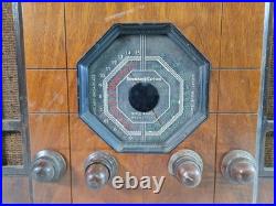 Vintage Stromberg Carlson 130-H 1930's Triple Range Shortwave/AM Radio For Parts