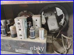 Vintage Stromberg Carlson 130-H 1930's Triple Range Shortwave/AM Radio For Parts