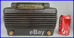 Vintage Stromberg-Carlson Model 1400-H Brown Art Deco Tube Radio Parts / Repair