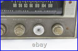 Vintage Stromberg-Carlton AM/FM Tube Radio Tuner Model SR-405 For Parts