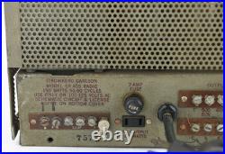 Vintage Stromberg-Carlton AM/FM Tube Radio Tuner Model SR-405 For Parts