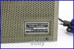 Vintage Stromberg-Carlton AM/FM Tube Radio Tuner Model SR-405 For Parts