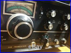Vintage Swan 700cx Short Wave Tube Ham Radio Transceiver Untested For Parts