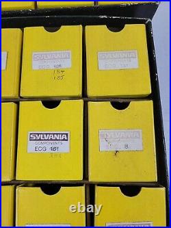 Vintage Sylvania Empty Storage Boxes Semiconductors Components Transistor Parts