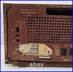 Vintage Tandberg Radio Solvsuper 8-31 5 Bands Norway 1960s Powers On Parts Only