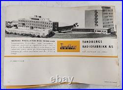 Vintage Tandberg Radio Solvsuper 8-31 5 Bands Norway 1960s Powers On Parts Only