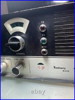 Vintage Teaberry Model T 40 CH Tube CB Radio Transceiver for parts