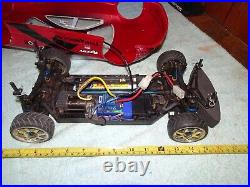 Vintage Team Associated TC4 For Parts Or repair withRadio control