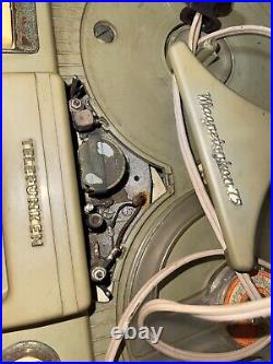 Vintage Telefunken Magentophon 75 Estate Item Powers On For Parts Or Repair READ