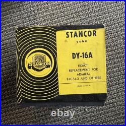 Vintage Television Tubes Parts Stancor (8) Boxed Original Packaging Paperwork