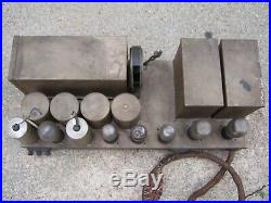 Vintage Temple / Templetone Tube Radio Chassis For Parts / Repair #45 Tubes