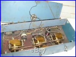Vintage The American Six Tube radio Receiver Main Chassis for Parts
