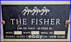 Vintage The Fisher Radio Model R3M, 195 Watts, 105-125 Volts, 60 Cycle AC -PARTS