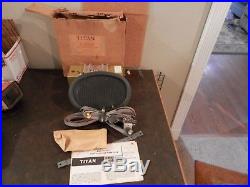 Vintage TiTAN RADIO REVERB-A-MATIC REAR SPEAKER SYSTEM RV-2 NOS