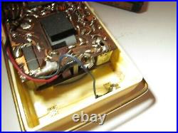 Vintage Trav-Ler Super Six TR-280 Transistor Radio Cream White Gold Parts Repair