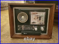 Vintage UNIMARK UM-002 Transparent MCM Wall Radio German For Parts/Repair
