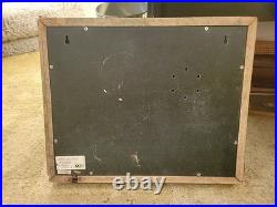 Vintage UNIMARK UM-002 Transparent MCM Wall Radio German For Parts/Repair