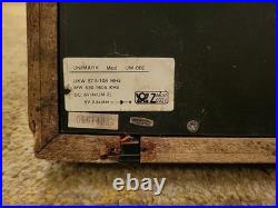 Vintage UNIMARK UM-002 Transparent MCM Wall Radio German For Parts/Repair