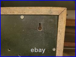 Vintage UNIMARK UM-002 Transparent MCM Wall Radio German For Parts/Repair