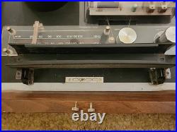 Vintage UNIMARK UM-002 Transparent MCM Wall Radio German For Parts/Repair